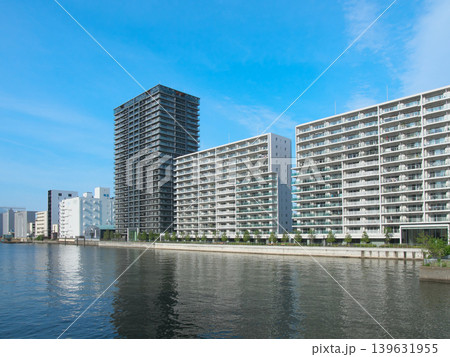 品川ふ頭橋より望む運河周辺　 都市景観（2026年4月） 139631955