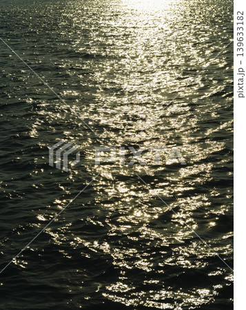 beach and sea waves at sunset 139633182