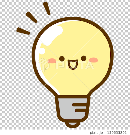 Cute light bulbs, light up and inspire 139633291