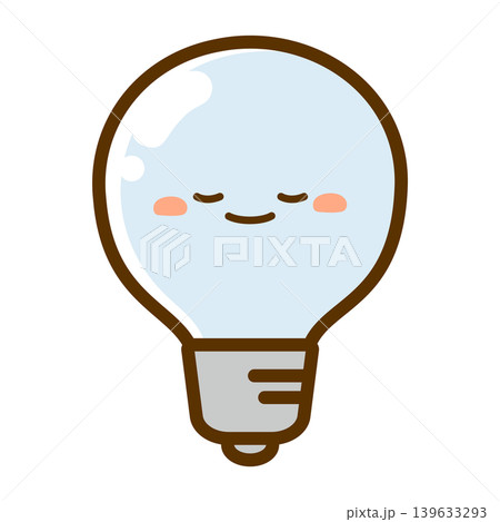 かわいい電球、消灯 かわいい電球、消灯 139633293