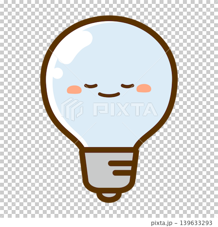 かわいい電球、消灯 かわいい電球、消灯 139633293