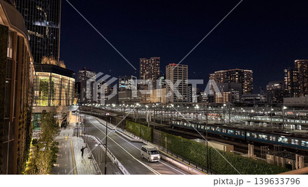 高輪ゲートウェイ駅からの夜景 139633796