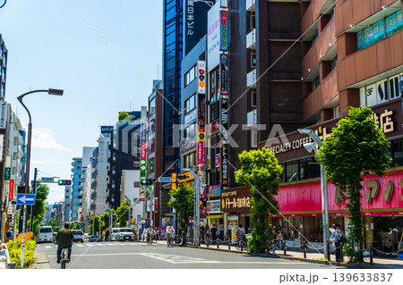 東京の都市風景 高円寺駅南口 高南通り 東京の都市風景 高円寺駅南口 高南通り 139633837