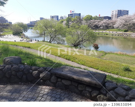 河川沿いの景色 景色の良い 河川沿いの景色 景色の良い 139633894