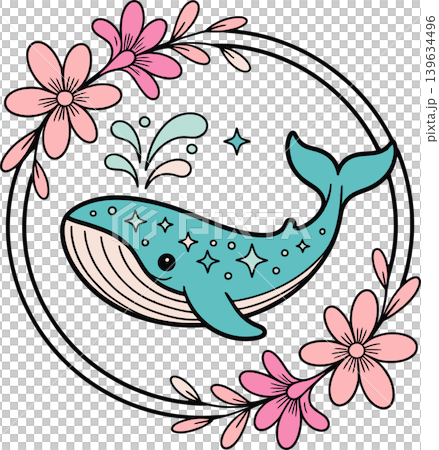 whale, cartoon, character 139634496