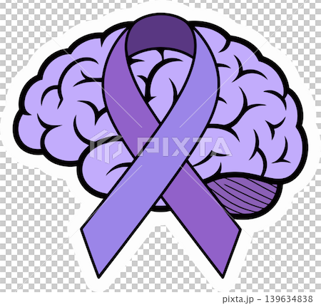 brain, ribbon, vector 139634838