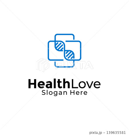 Vector healthy care science logo design template Vector healthy care science logo design template 139635581