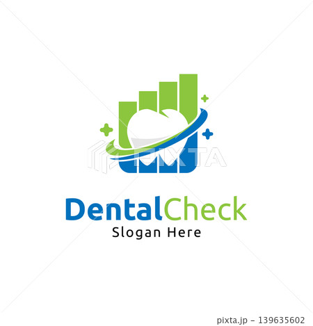 Vector dental check business logo design template 139635602