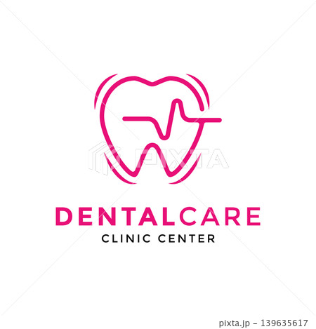Vector dental care clinic center logo design template Vector dental care clinic center logo design template 139635617