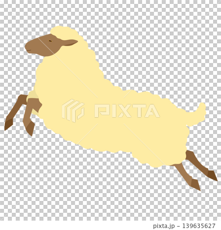 Jumping sheep (color) Jumping sheep (color) 139635627