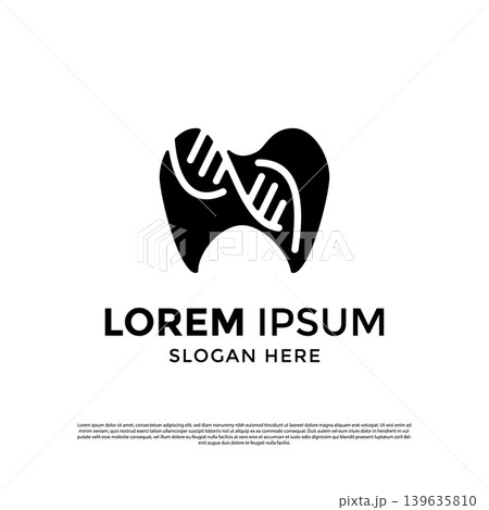 Vector dental icon for dentistry logo design template Vector dental icon for dentistry logo design template 139635810
