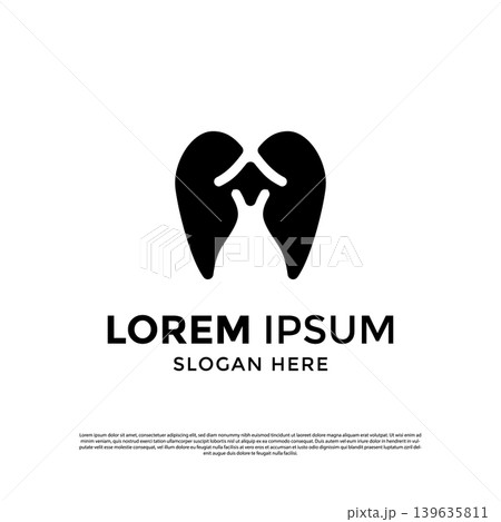 Vector dental icon for dentistry logo design template Vector dental icon for dentistry logo design template 139635811