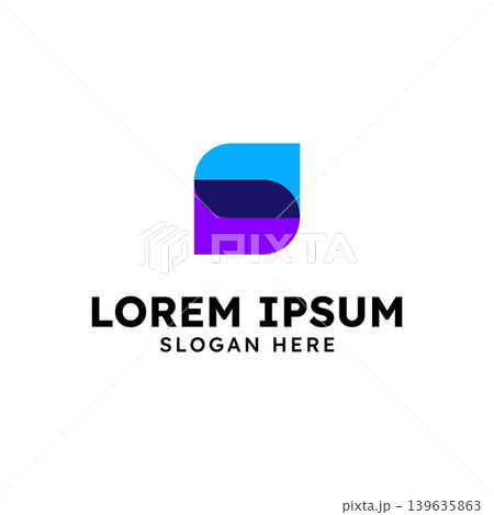 Vector colorful letter S creative geometric logo design template Vector colorful letter S creative geometric logo design template 139635863