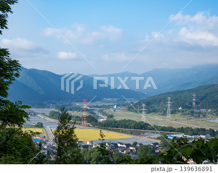 鳥越城跡から見た風景 139636891
