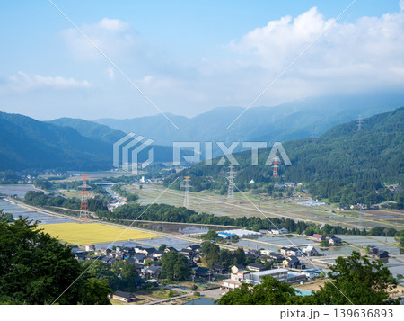 鳥越城跡から見た風景 鳥越城跡から見た風景 139636893
