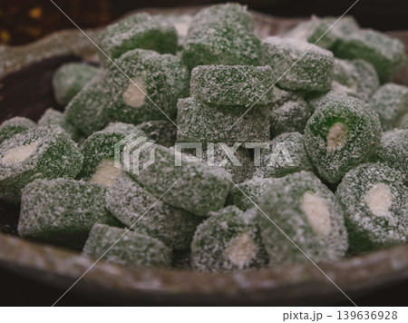 delicious Turkish delights in a market in Turkey delicious Turkish delights in a market in Turkey 139636928