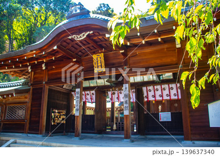 【京都風景】大石神社 大願成就のご利益のある願掛けの神様 139637340