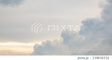 Large fluffy white cloud in the sky Large fluffy white cloud in the sky 139638310