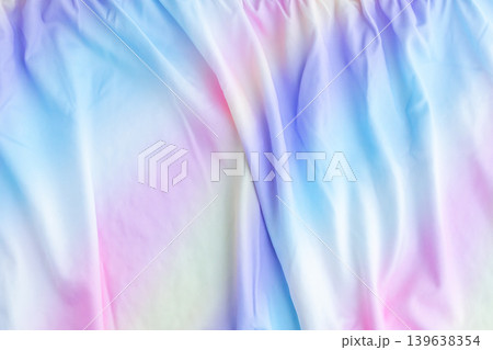 Abstract colorful rainbow color fabric soft wave smooth texture surface background Abstract colorful rainbow color fabric soft wave smooth texture surface background 139638354