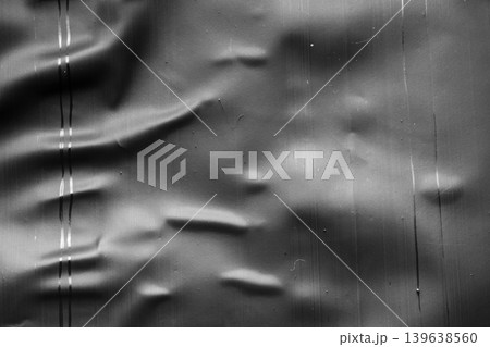 transparent plastic bag wrap overlay texture on black background transparent plastic bag wrap overlay texture on black background 139638560