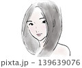 黒髪の女性 139639076