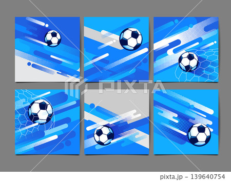 Stylish Argentina football background featuring light blue and white brush strokes with a soccer ball and tactical field elements. Clean and modern sports theme inspired by Argentina colors. 139640754