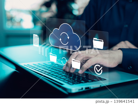 Cloud File Synchronization and Document Management Concept 139641541