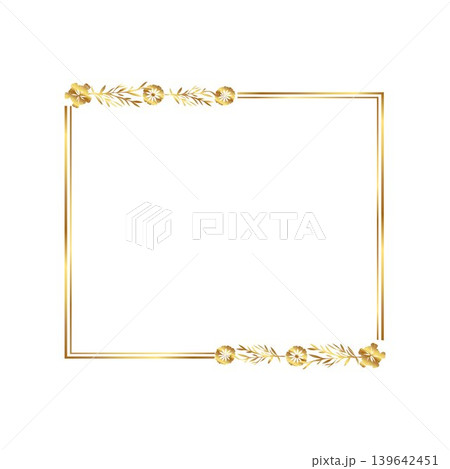 greeting card Elegant gold floral frame free vector illustration greeting card Elegant gold floral frame free vector illustration 139642451