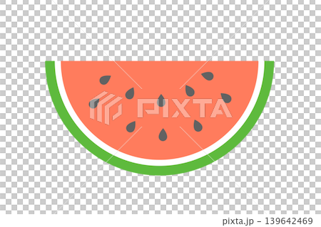 Illustration of cut watermelon Illustration of cut watermelon 139642469