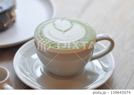 green tea or matcha green tea, milk green tea or matcha latte or matcha green tea latte and timber ring or chocolate timber ring or bread green tea or matcha green tea, milk green tea or matcha latte or matcha green tea latte and timber ring or chocolate timber ring or bread 139643074