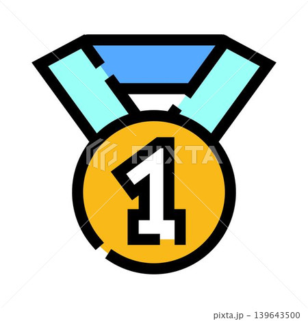 Golden medal number one for achievement and winning Golden medal number one for achievement and winning 139643500