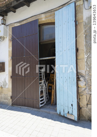 artisanal activities in a street in Larnaka, Cyprus artisanal activities in a street in Larnaka, Cyprus 139643653