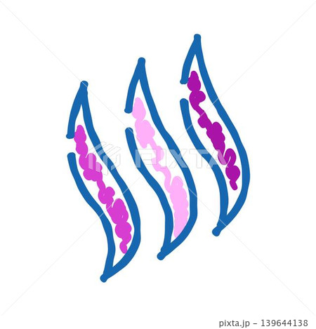 Aroma scent vapor icon drawing with steam lines Aroma scent vapor icon drawing with steam lines 139644138