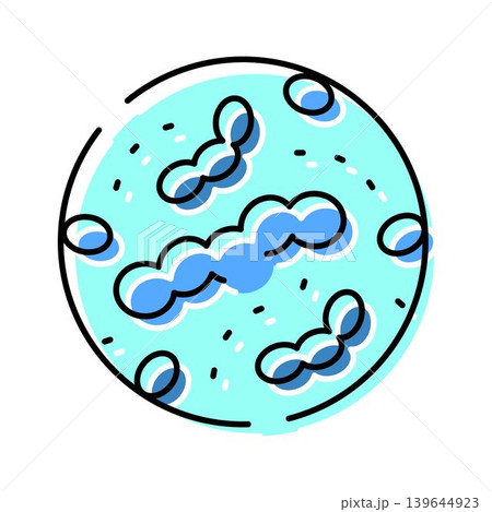 Bacteria or microorganism colony growing in petri dish Bacteria or microorganism colony growing in petri dish 139644923