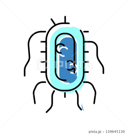 Bacteria or virus microbe biology science concept icon Bacteria or virus microbe biology science concept icon 139645130