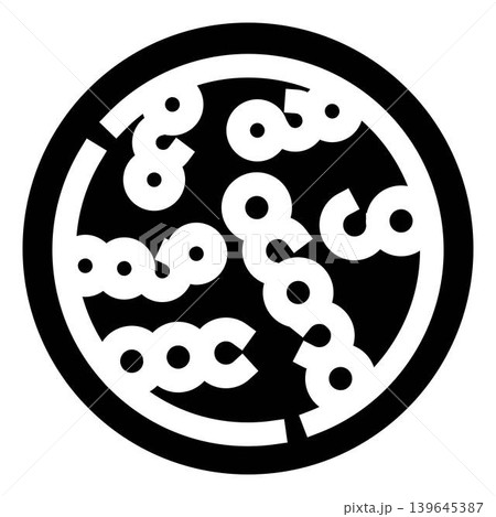 Abstract black and white circle pattern design 139645387