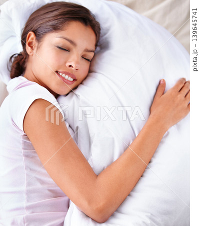Sleeping, blanket and woman relax in bedroom for comfort, cozy nap and eyes closed in Costa Rica home. Bed, weekend break and top view of person sleep on cotton fabric with calm, peace and wellness Sleeping, blanket and woman relax in bedroom for comfort, cozy nap and eyes closed in Costa Rica home. Bed, weekend break and top view of person sleep on cotton fabric with calm, peace and wellness 139645741