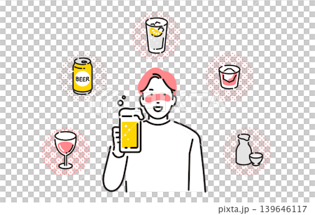 Alcohol and Male Image 139646117