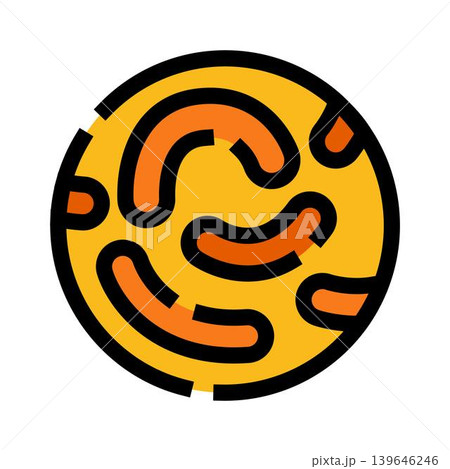 Petri dish cultivating bacteria science research icon Petri dish cultivating bacteria science research icon 139646246