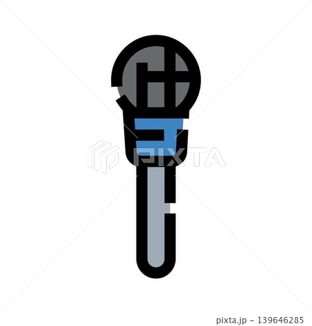 Microphone icon representing sound recording and podcasting Microphone icon representing sound recording and podcasting 139646285
