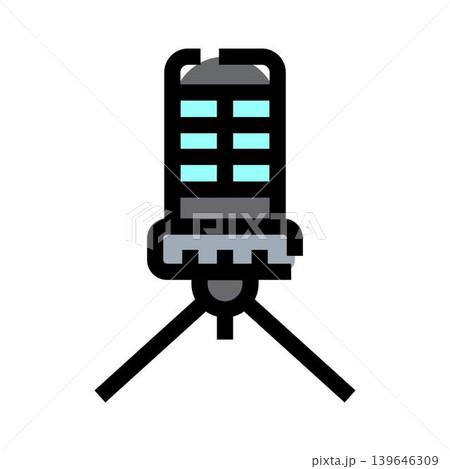 Usb microphone on tripod representing audio recording 139646309