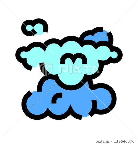 Clouds weather forecast icon vector illustration 139646376