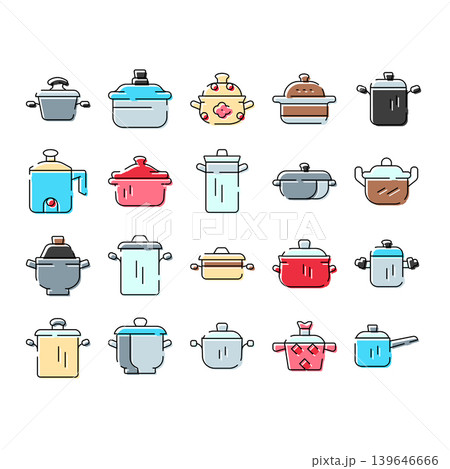 Kitchenware pots and pans cooking utensils collection Kitchenware pots and pans cooking utensils collection 139646666