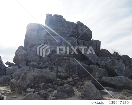 12月中旬の金峰山（山梨県甲府市・北杜市・長野県川上村） 139647120