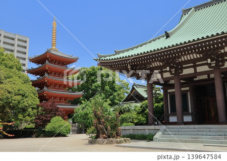 福岡市博多区「東長寺の五重塔」 福岡市博多区「東長寺の五重塔」 139647584