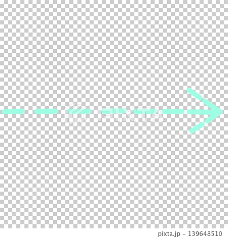 ミントの破線矢印 ミントの破線矢印 139648510