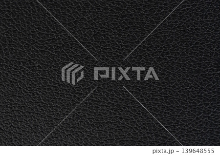 Close up of black leather material 139648555