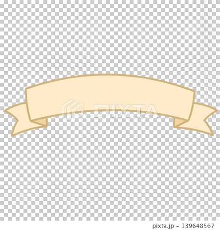 Cream Ribbon Banner Cream Ribbon Banner 139648567