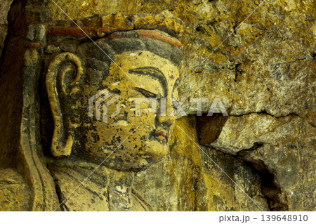 臼杵石仏の大日如来像 臼杵石仏の大日如来像 139648910