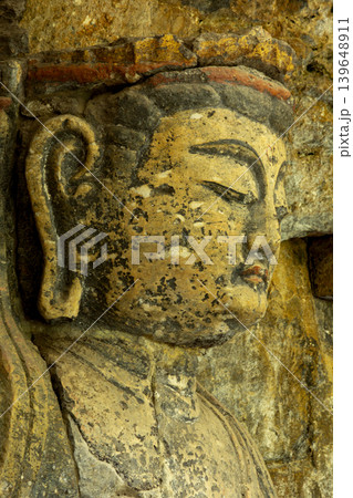 臼杵石仏の大日如来像 臼杵石仏の大日如来像 139648911